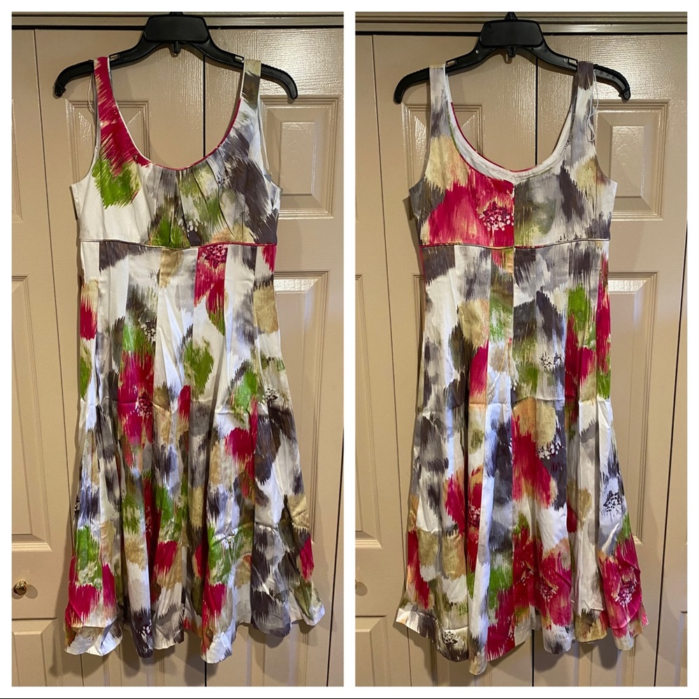 NWT London Times Multi Color Sleeveless Dress